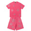Denim Tears Bright Pink Floral Ring Print Crew Neck T-Shirt & Drawstring Shorts