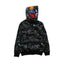 BAPE Fall Winter Shark Space Galaxy Camo Full‑Zip Hoodie