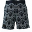 BAPE Style Monogram All-Over Print Ape Head Casual Shorts - Grey/Black