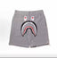 BAPE Style Shark Casual Shorts - Light Grey Heather