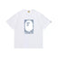 BAPE Style Box Ape Head Short-Sleeve Tee - White/Blue