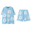 Denim Tears Light Blue Cotton Wreath Matching Set