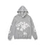 Sp5der foam printed 555 men's spider web hooded sports shirt Young Thub casual pants sports set (17)