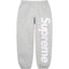 Supreme Spellout Logo Sweatpants – Grey
