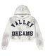 Vale Forever Classico Zip Up Hoodie White