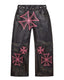 Vale Forever Croxxx Leather Pants Bubblegum Black/Pink