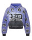 Vale Forever Hypnotiq Zip Up Hoodie Blue