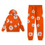 Denim Tears Orange Hoodie & Sweatpants Set