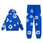 Denim Tears All‑Over Floral Print Streetwear 2‑Piece Tracksuit