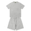 Denim Tears Light Gray Printed Short Sleeve T-Shirt & Drawstring Shorts