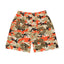 Denim Tears Camo Cotton Wreath Mesh Shorts Orange