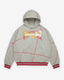 Denim Tears Men's Virginia Overlock Stitch Hoodie - (Grey)