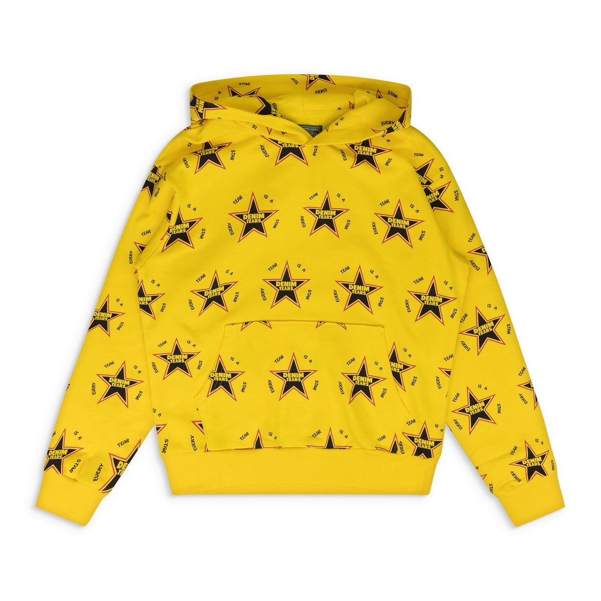 Denim Tears Yellow Every Tear Is A Star All Over Hoodie