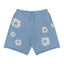 Denim Tears Blue Cotton Wreath Sweatshorts