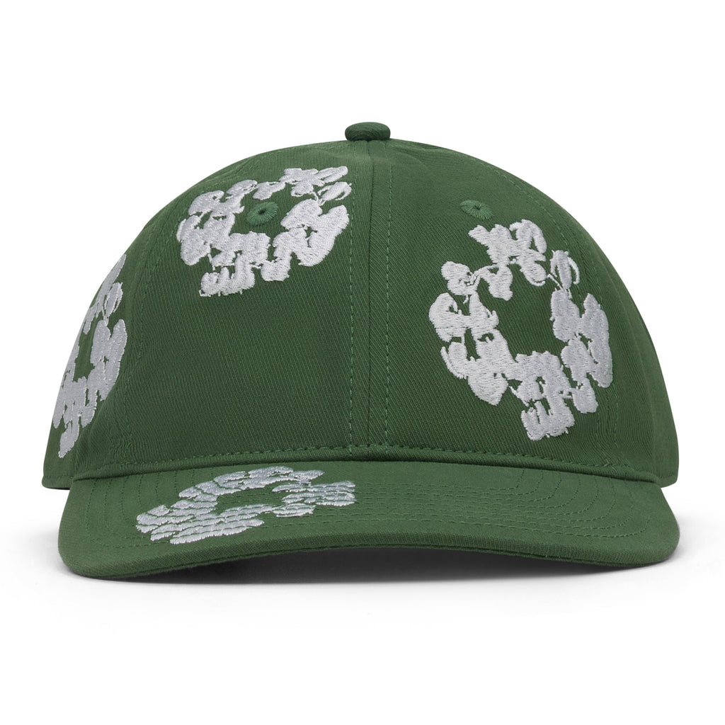 Denim Tears Green Cotton Wreath Fitted Cap
