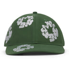 Denim Tears Green Cotton Wreath Fitted Cap