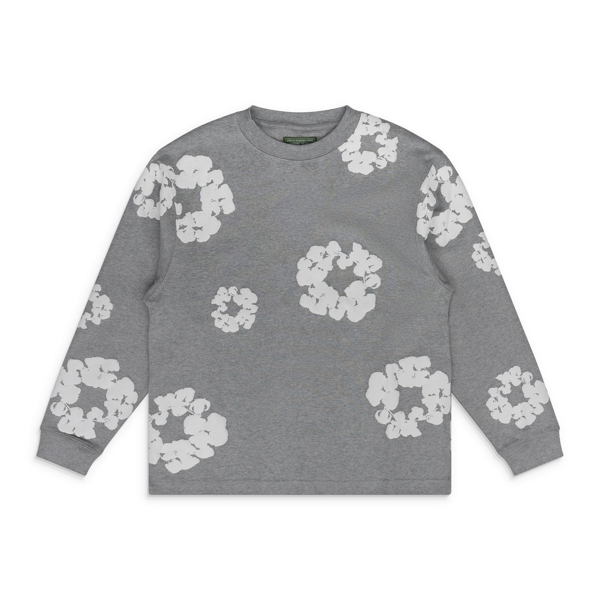 Denim Tears Grey Cotton Wreath LS T-Shirt