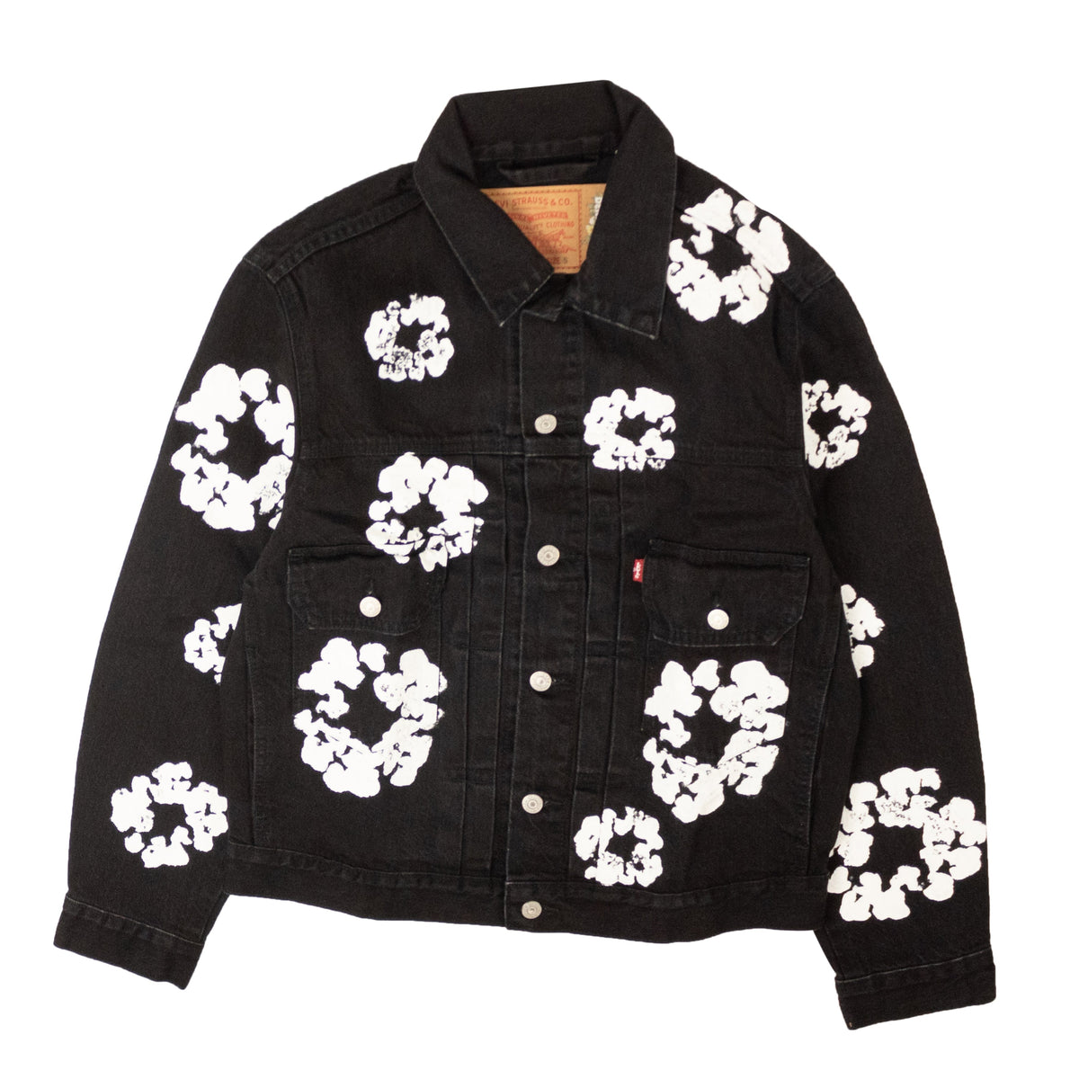 Denim Tears Black All Over Denim Type Jacket