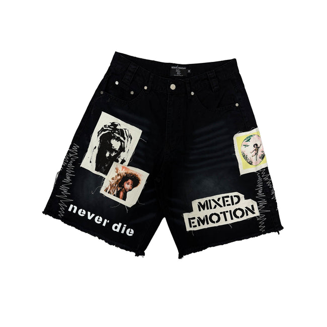 Black “Chaos” Carpenter Shorts Hover Image