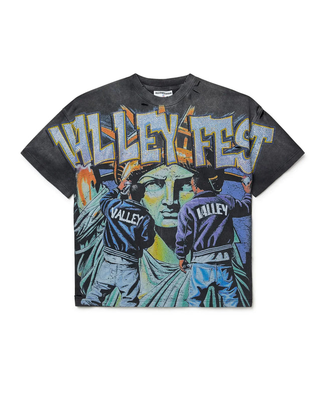 Vale Forever Bling Graffiti Tee Black Hover Image