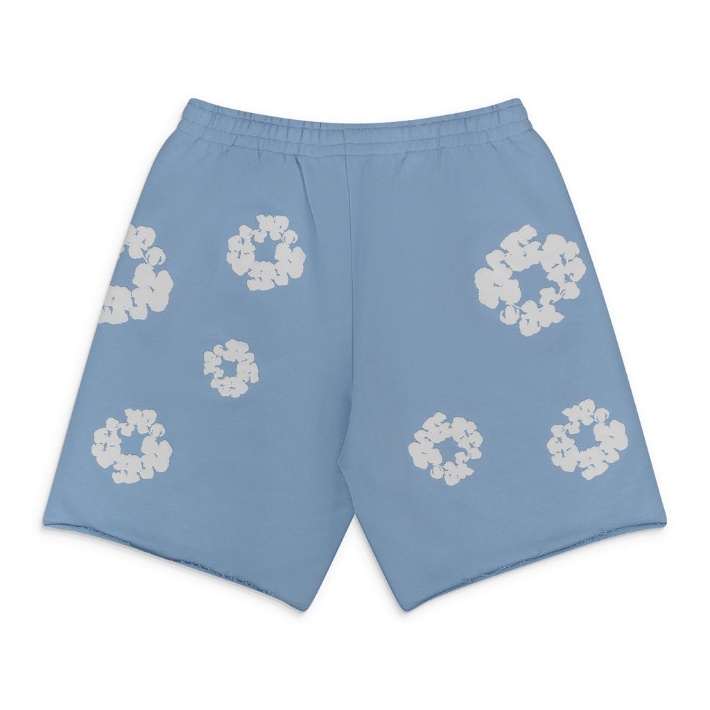 Denim Tears Blue Cotton Wreath Sweatshorts