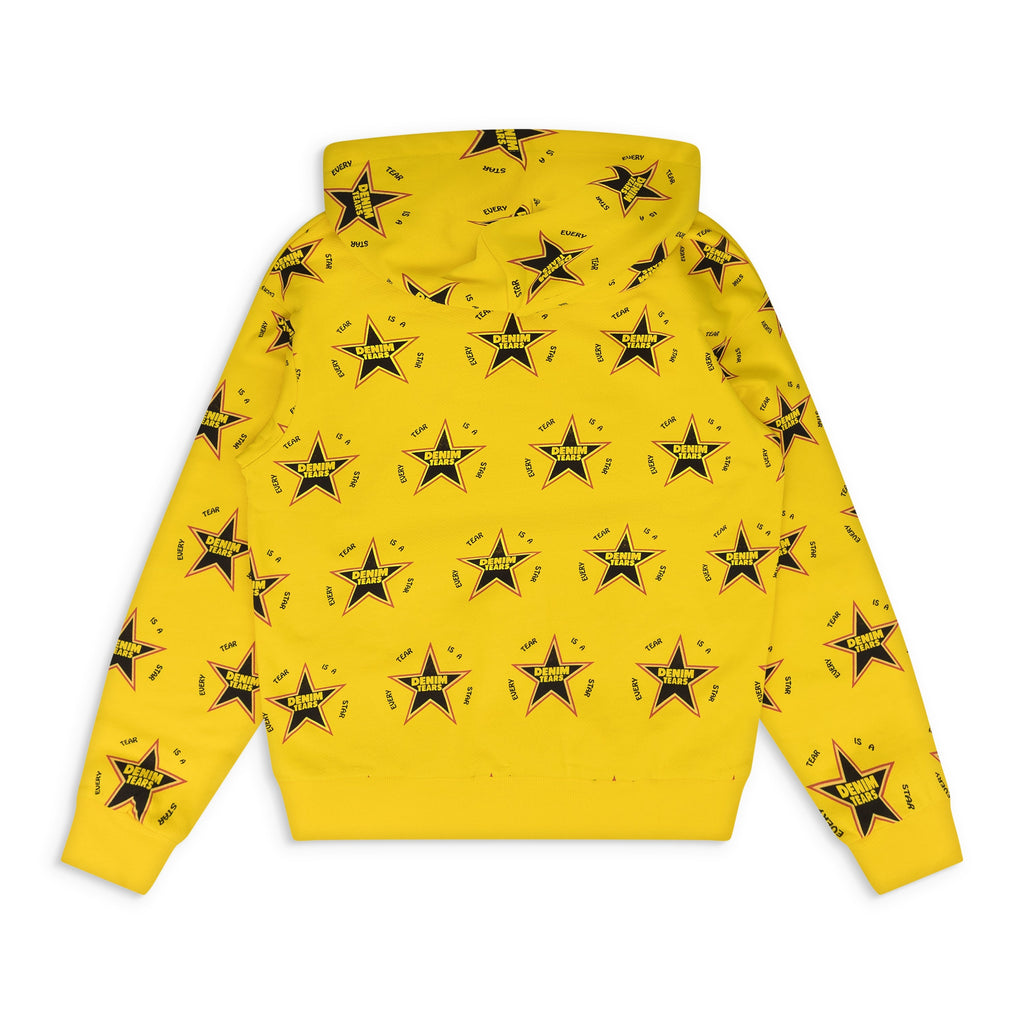 Denim Tears Yellow Every Tear Is A Star All Over Hoodie