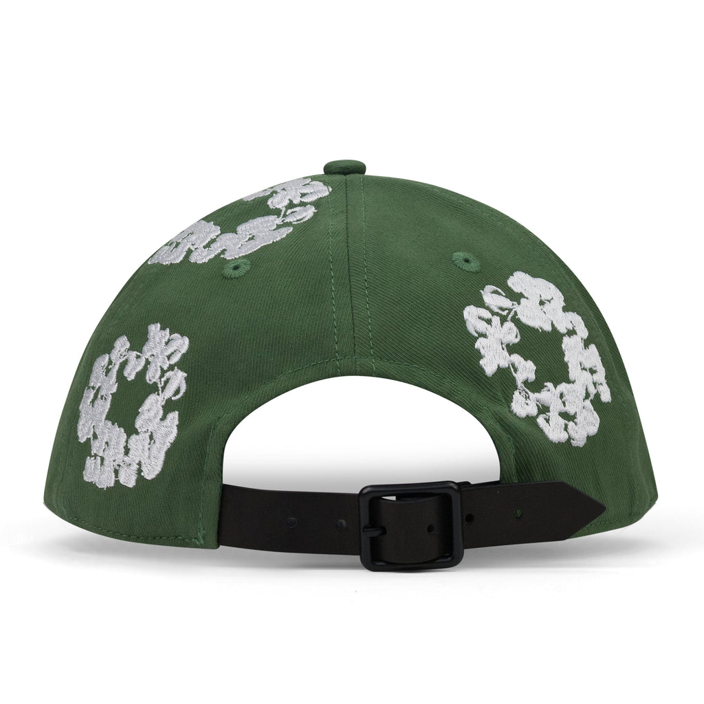 Denim Tears Green Cotton Wreath Fitted Cap