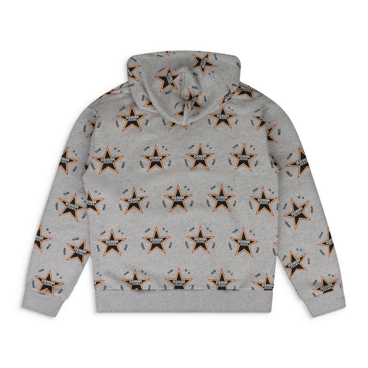 Denim Tears Grey Every Tear Is A Star All Over Hoodie