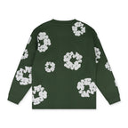 Denim Tears Green Cotton Wreath LS T-Shirt