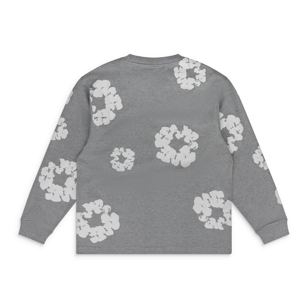 Denim Tears Grey Cotton Wreath LS T-Shirt