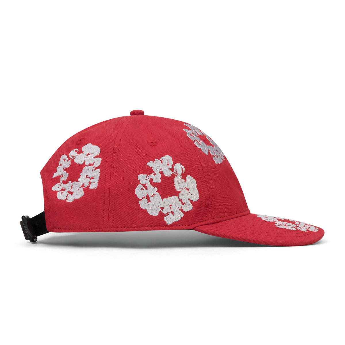 Denim Tears Red Cotton Wreath Fitted Cap