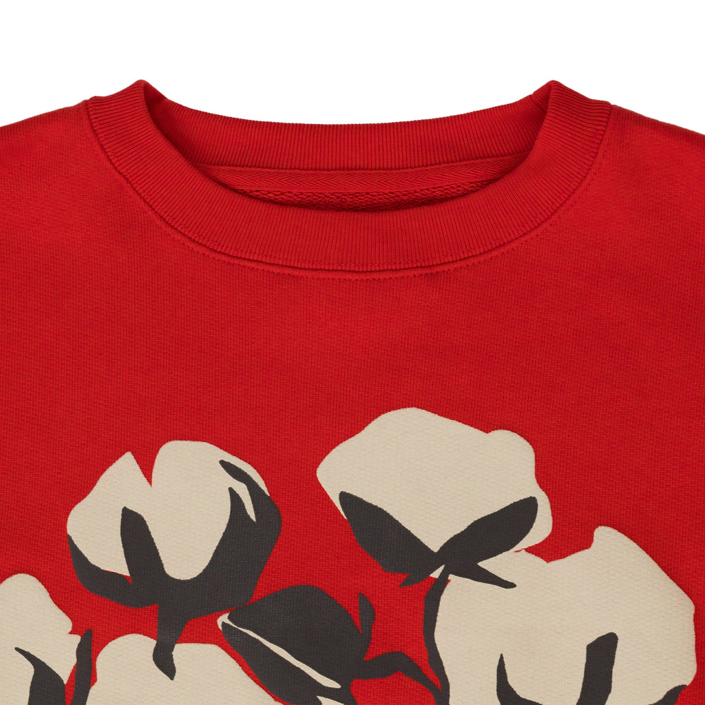 Denim Tears Red Cactus Wreath Crewneck