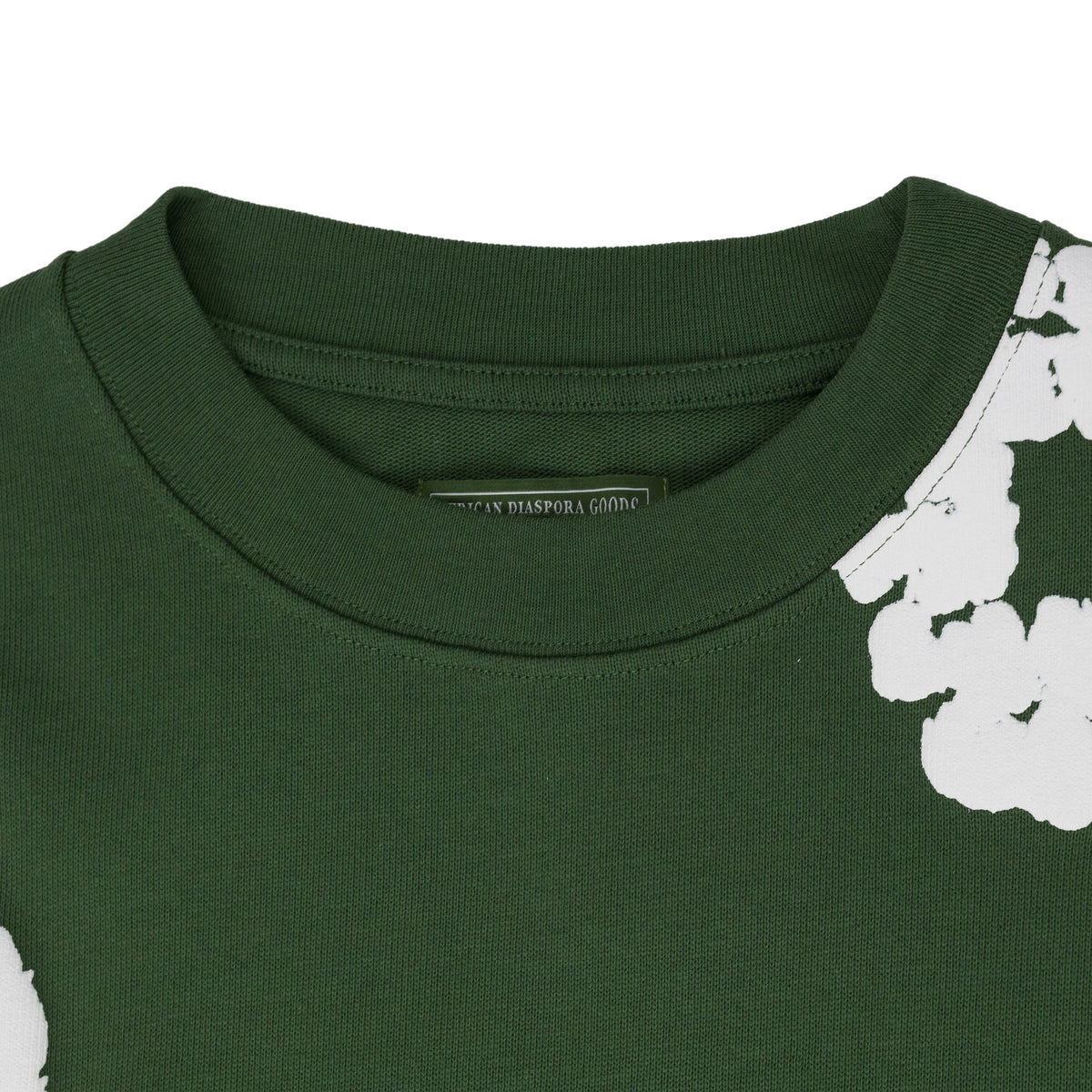 Denim Tears Green Cotton Wreath LS T-Shirt