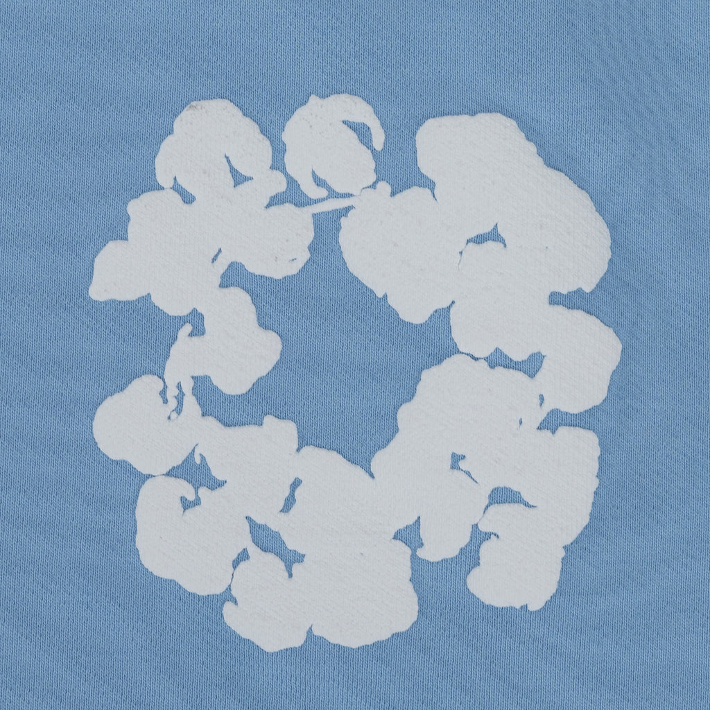 Denim Tears Blue Cotton Wreath Sweatshorts