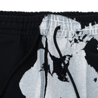 Denim Tears Black Jumbo Wreath Sweatpants
