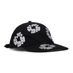 Denim Tears Black Cotton Wreath Fitted Cap