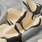 Denim Tears Grey Crewneck Sweatshirt Front Flower Wreath