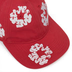 Denim Tears Red Cotton Wreath Fitted Cap