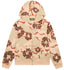 Denim Tears Desert Khaki Camo Brown Floral All Over Print Zip Up Hoodie