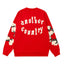 Denim Tears Red Crewneck Sweatshirt