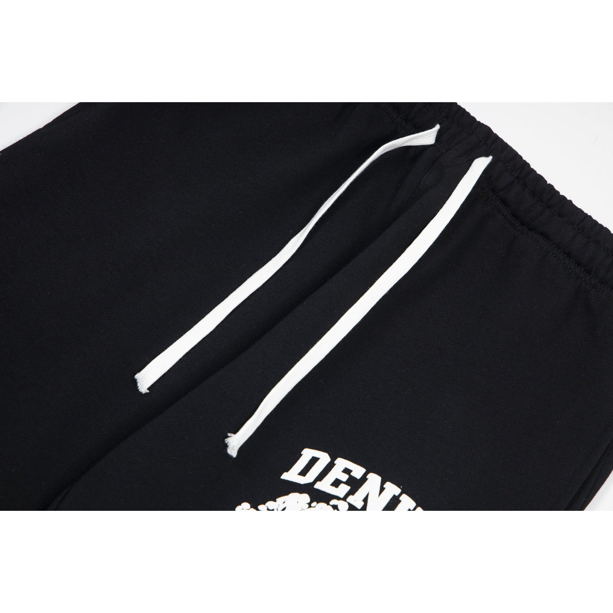 Denim Tears Black Skull Graphic Cuffed Sweatpants