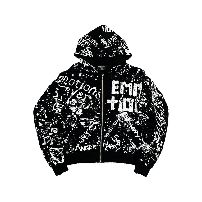 Black “Graffiti” Hoodie Hover Image