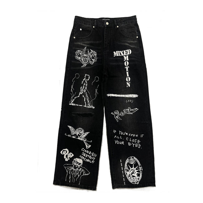 Black “Canvas” Denim Hover Image