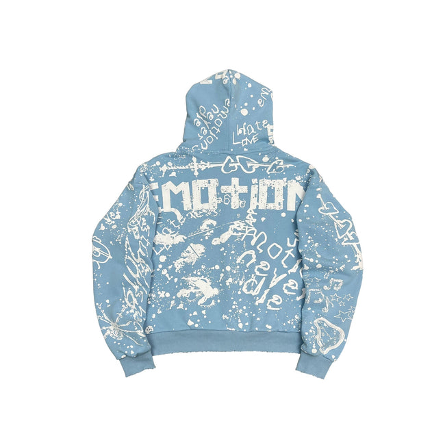 Blue “Graffiti” Hoodie Main Image