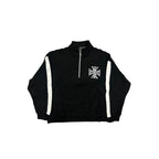Black “Quarter” zip Jacket