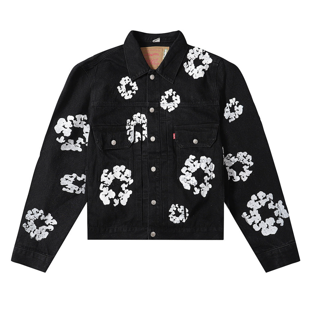 Denim Tears Black Denim Trucker Jacket