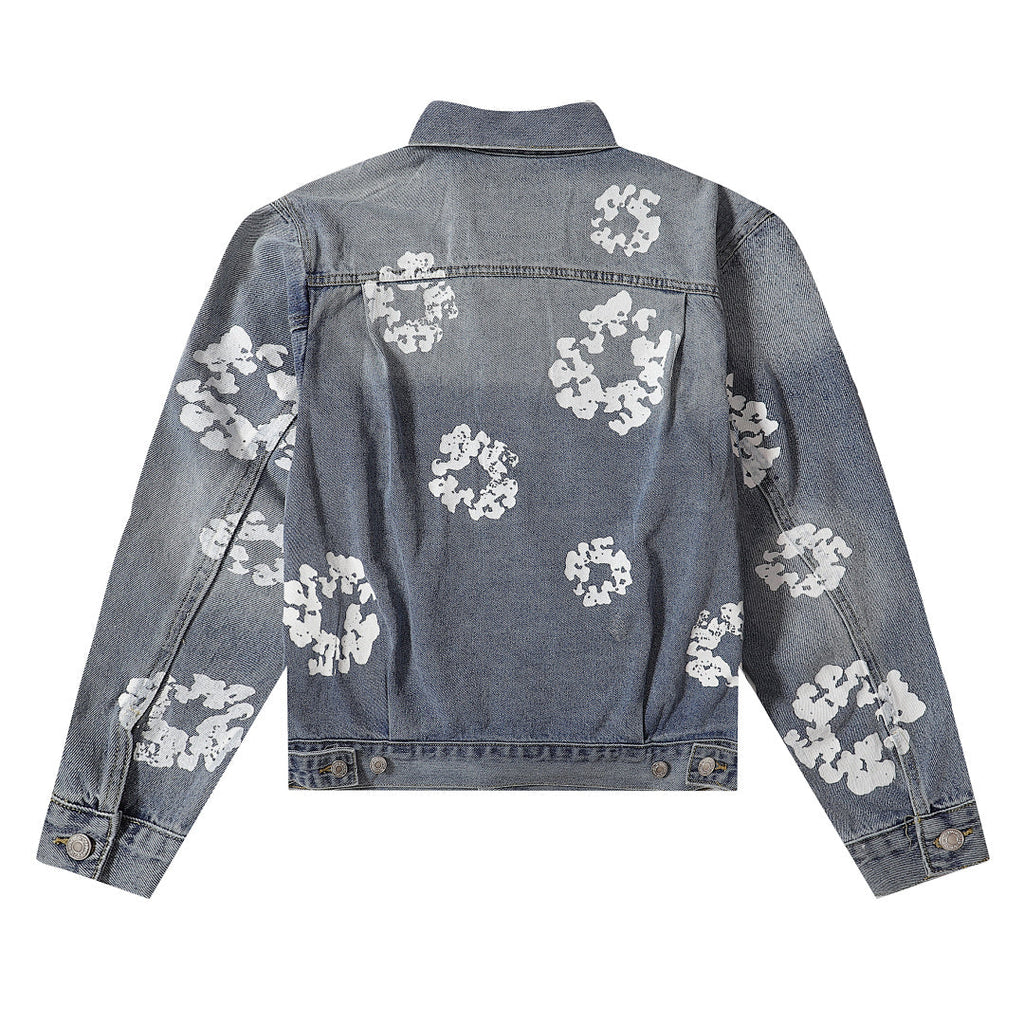 Denim Tears All‑Over Floral Print Streetwear Jacket