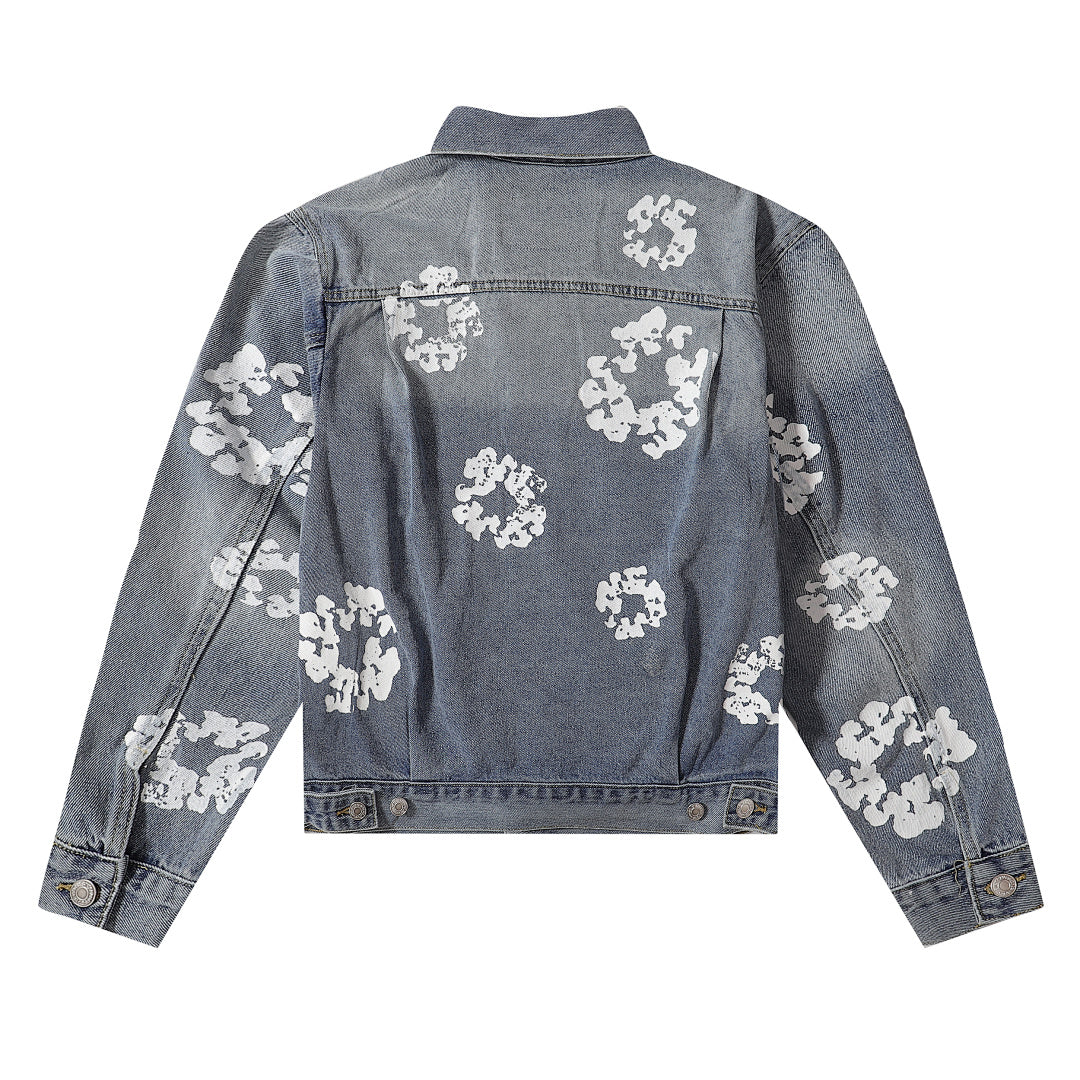 Denim Tears All‑Over Floral Print Streetwear Jacket