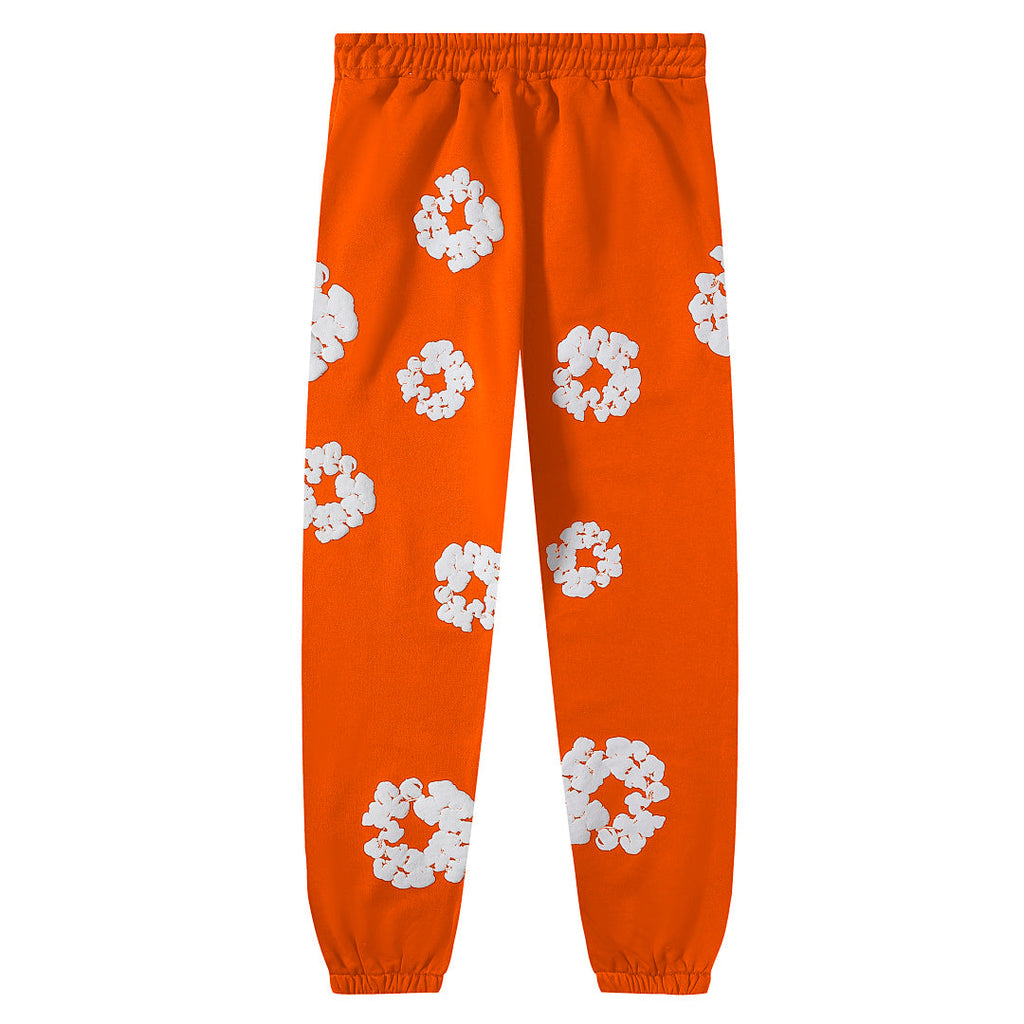 Denim Tears Orange Hoodie & Sweatpants Set