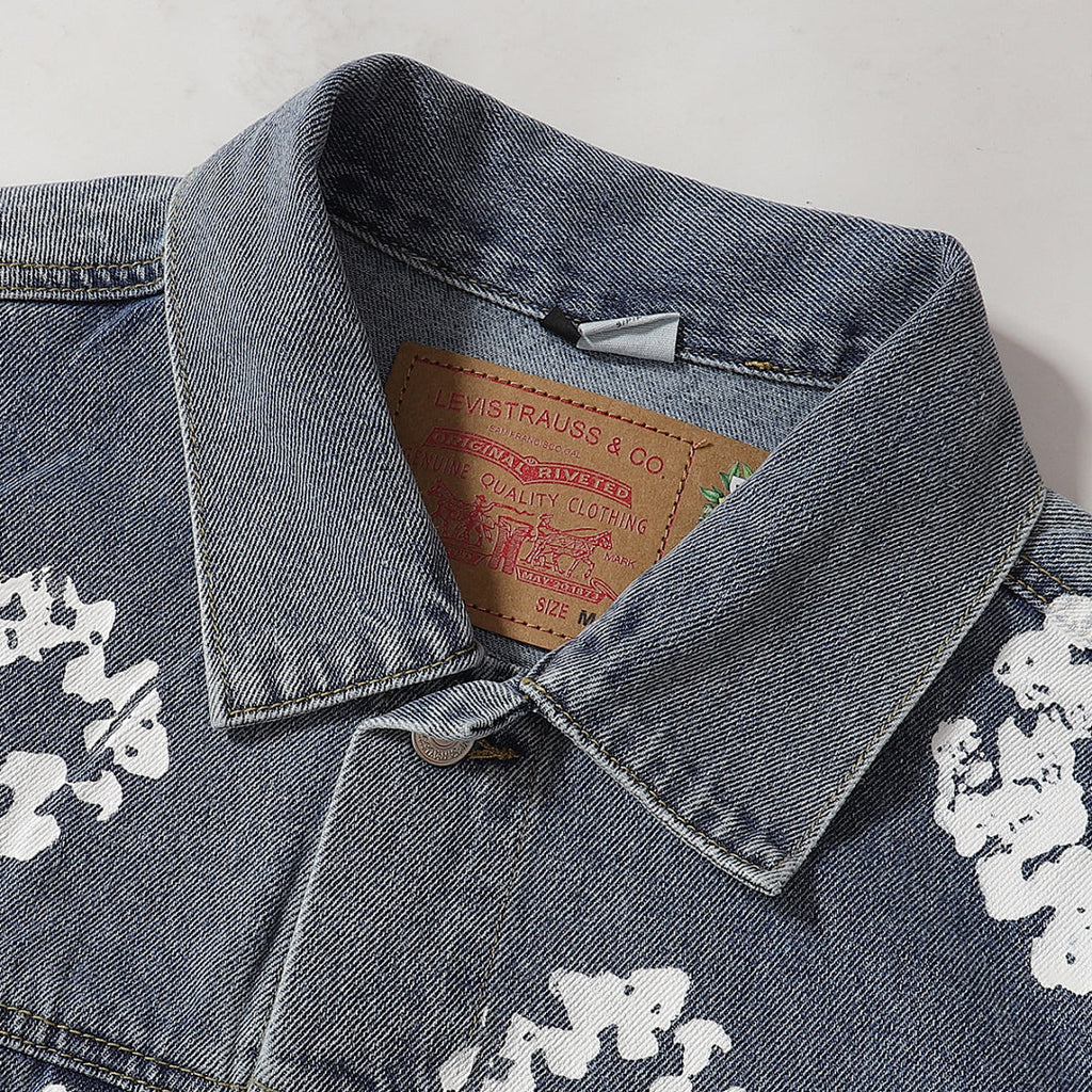 Denim Tears All‑Over Floral Print Streetwear Jacket